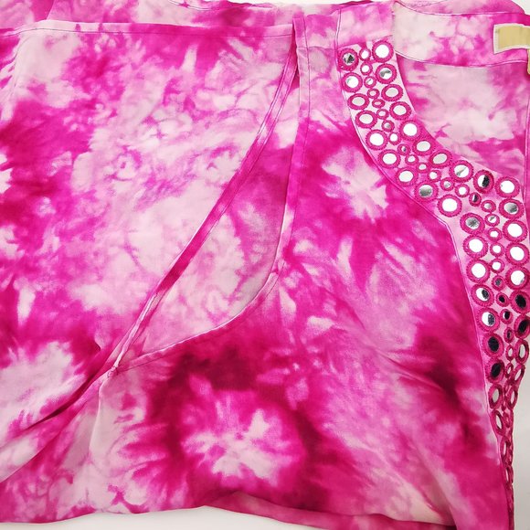 Michael by MK Tie Dye Tunic with Neck detail - Picture 9 of 10